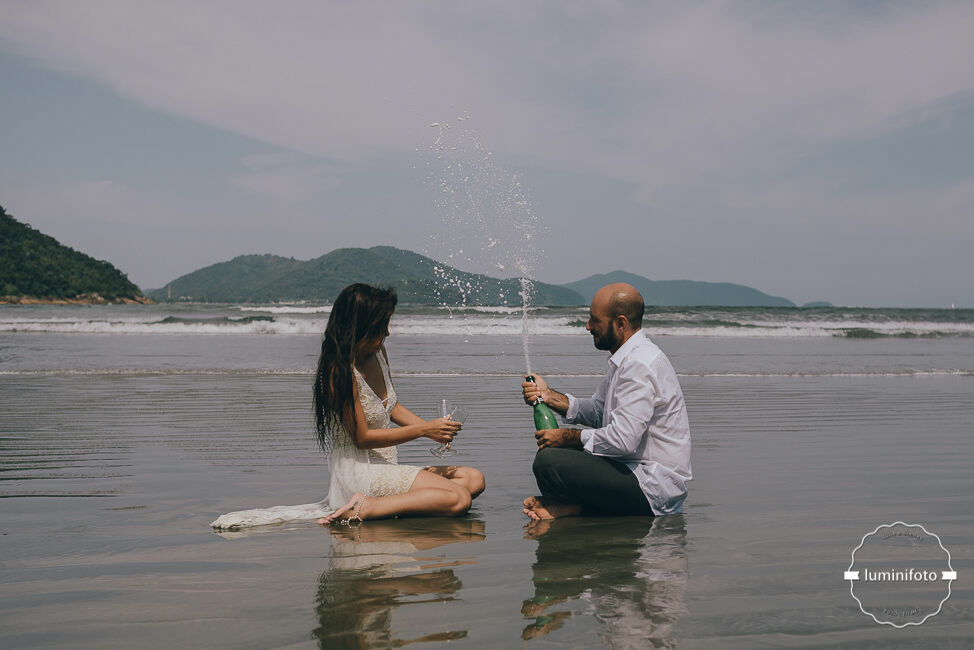 Foto Trash the Dress Sarah e Pedro e a intensidade do Amor - Ubatuba/SP - Imagem 50