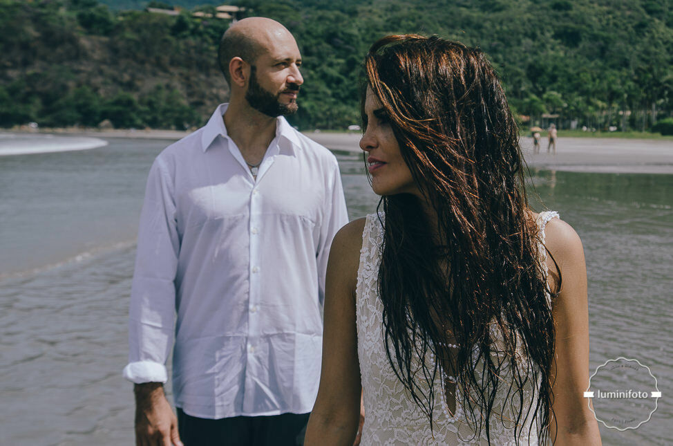 Foto Trash the Dress Sarah e Pedro e a intensidade do Amor - Ubatuba/SP - Imagem 46